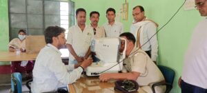 ASG EYE HOSPITAL द्वारा निशुल्क नेत्र जांच शिविर का आयोजन